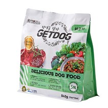 개똑 국산 강아지 습식사료 쇠고기맛 840g 12개 set, 연어맛 840g (12개 set)