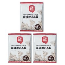 튀기지 않아 더욱 담백한 오늘좋은 흑미라이스칩(사탕증정), 100g, 3개