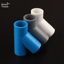 PVC 파이프 수도관 연결 부속 배관 소켓 밴딩기 3pcs 커넥터 내부 직경. 피팅 캡 스트레이트 티 와이이 Y 25mm 팔꿈치 크로스 수리 수족관 물, [01] White 25mm, [07] Wye