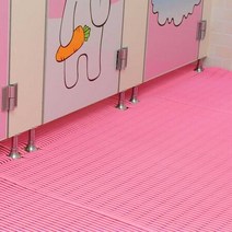 [ ] 욕실 화장실 미끄럼방지 매트 120x450/논슬립 패드 조립식 발판 바닥 깔개 깔판, 명인매트 120x450, 퍼플