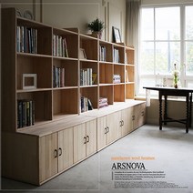 [아르스노바] 네오프리모 수납벤치책장(도어)_3단1060, 타입:도어수납+3단책장1060, 상세 설명 참조