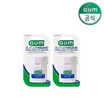 GUM 검 치과 위브 왁스 대용량 치실(183m) 1140 2개, 단품