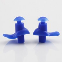 소프트 귀마개 수영 실리콘 방수 방진 스포츠 플매트 카펫 러그 다이빙 수상 액세서리 1 쌍, [01] Blue Ear Plugs