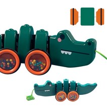 걸음마연습 두돌 끌기연습 악어완구 영아장난감 줄당기기 학습기 흥미유발 속도조절