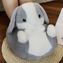 발 보온 인형 발워머 독서실 사무실 발보호 인형, 그레이