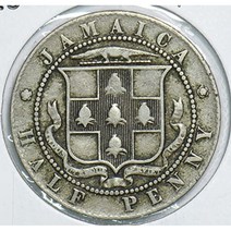 수집용 동전 자메이카 1920 1/2 페니 198630, 단일옵션