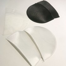 에그모드 어깨 패드 (1쌍), 여성 자켓용 검정색