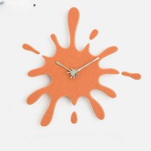 물감 디자인 벽시계 거실 인테리어 고급 예쁜 벽걸이, 19인치 회색