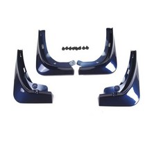 Tesla Model3 모델 3 2021 용 자동차 4개 몰드 머드 플랩 세트 전면 리어 스플래쉬 가드 자동 외장 부품, 4Pcs Blue