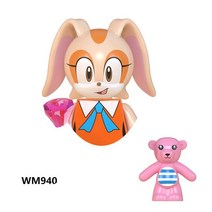 중국레고 소닉스 빌딩블록 WM6086 LG1001 에이미 로즈 레이 스톰 섀도우 브릭 미니 액션 장난감 피규어 선, 19 wm940