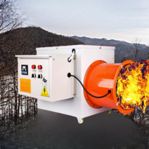 산업용 온풍기 전기 히터 건조기 온실 하우스 열풍기, 7.5KW 산업용 220V 10미터 윈드 벨트