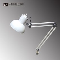 럭스라이팅 제도용 컬러 스탠드 작업용 이동식 집게, 화이트