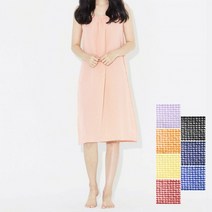 여성 주름 어깨끈 포인트 여름 시원한 원단 원피스 니트 미니 롱원피스 브이넥 프릴 여자
