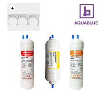 청호정수기필터 호환 CHP-5450S 휘카페2 프리미엄 세디블럭+RO+포스트 3개 전체세트, A. 9인치복합단방향3개 CHP-5450S 클립포함