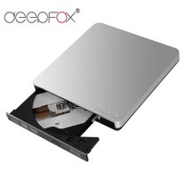 [해외] Deepfox Movable 레이 (Blu-Ray) Drive USB 3.0 블루 레이 3d Burner BD-RE CD/DVD RW 쓸 & Play 3D 4 K, 은
