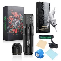 Dragonhawk Mcore-c2 무선 와이어 배터리 RCA 머신 펜 로터리 서플라이 7 스트로크 길이 가변 폴드 프로 파워, 2.Fold Pro Set