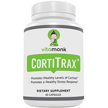 CortiTrax Bio-Enhanced Natural Cortisol Blocker - Doctor Formulated Cortisol Support Supplement for, 1, 기타