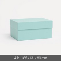 고급 선물 상자 4호 답례품 싸바리 패키지 기프트 포장 무지 국산 케이스, 민트 1개