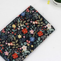 원단천 20수 OX 옥스포드원단 ] 가든스토리 2색, 블랙