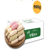 명절 어르신간식 찹쌀유과 박스 한과 쑥유과 선물세트, 혼합유과 900g-보자기미포함