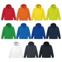 단체 경량 가성비 좋은 바람막이 점퍼 탈부착 후드 자켓 등산 행사 윈드 브레이커