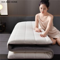 고정 가능 메모리 폼 라텍스 5/8CM thickne 매트리스 느린 리바운드 다다미 가족 용 침대보 킹 퀸 풀 사이