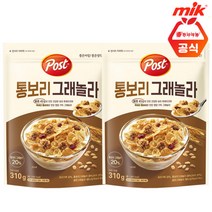 [동서식품] 동서 포스트 통보리 그래놀라 310g x 2개, 단일옵션