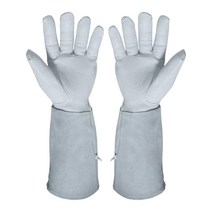 남성과 여성을 위한 장미 전정 장갑. 염소 가죽 원예 장갑