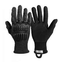 경호원 경찰 호신 용품 장비 방검복 방검장갑, 블랙, M, 1개