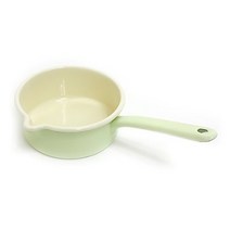 [RIESS] 리스 법랑 편수 이유식 냄비 소스 밀크팬, 14cm