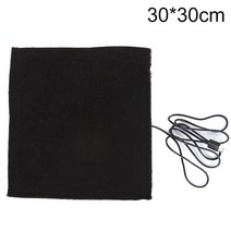 캠핑용전기장판 차박온열매트 USB온열매트 100% 새로운 1/4PCS USB 5V 탄소 섬유 난방 패드 손 온열 장치 필름 전기 겨울 적외선 발열 열 매트, [08] 30x30cm