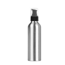 [허브스프레이] 알루미늄용기 일반에센스 펌핑용기, 150ml, 검정캡
