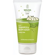 벨레다 키즈 2in1 샤워 샴푸 라임 150ml Weleda, 1개