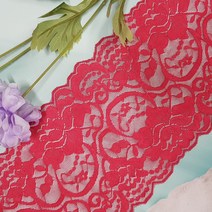 dklace 스판레이스 / DK-10-4273(14cm) 스판레이스 랏셀레이스, Red