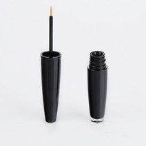 3ml 빈 검은 액체 아이 라이너 튜브 메이크업 속눈썹 성장 세럼 에센셜 오일 포장 병 50pcs, 한개옵션1, 01 black