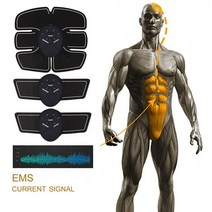 ems 슬랜더톤패드 슬랜더톤 ems 전기 마사지 바디 슬리밍 피트니스 복부 훈련 근육, 1 세트