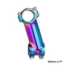 자전거카본스템 바이크스템 로드카본 산악 자전거 바이크 ztto 레인보우 mtb 오일 슬릭 17 7도 60 70 80 90mm 고강도 경량 핏 31.8mm carbon stem, 17도 90 레인보우