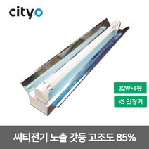 씨티 형광등기구 노출갓등 32W1등 32W2등 고조도85%, 13988_노출갓등32W 2등