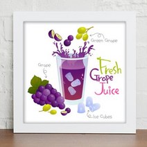 cy755-몸에좋은 해독주스 디자인액자, J타입-망고