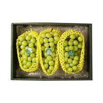 [세원팜스]프리미엄 샤인머스켓 고당도 선물세트 명절선물세트 선물포장, 1box, 2.3kg 3수