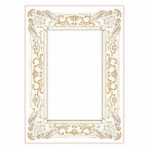 간편하게 붙이는거울 스티커 클래식 MR-427, 단품