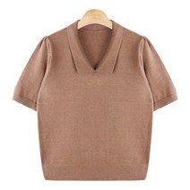 니티아 여성용 드레온 브이넥 니트