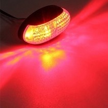 슈퍼 밝은 자동차 트럭 LED 방수 램프 사이드 마커 표시등 4 10-30V 버스 SUV 트레일러 캠핑카, 02 red_01 10Pcs