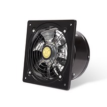 창문형 배기팬 덕트 모터 전동 흄후드 배풍 환풍기, 주황색