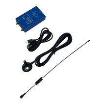 RTL SDR USB 튜너 수신기 100KHz-1.7GHz VHF UHF HF AM FM 라디오 안테나와 통신 용, 한개옵션0