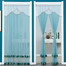 커튼블랙 아웃 오 도어유리문 커튼 화이트 프렌치 도어 패널프라이버시 홈 데코