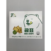 곰표가 만든 건강한 과자 곰표 통밀 크래커 200g, 1개