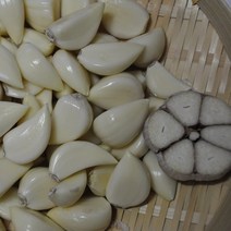 토종 의성깐마늘 한지형깐마늘 2022년산 바람으로 깐 의성 토종마늘, 1개, 깐마늘 중+소 2kg