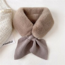 모피목도리 밍크 에코퍼 롱머플러 폭스퍼목도리 털 목도리 2022 여성을 위한 패션 토끼털 칼라 스카프 따뜻