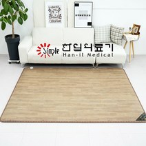 한일의료기 현대 베이지 마루 무자계 EMI인증 전기장판 전기매트 대형, 03_현대 마루 특대형 분리난방 183x270cm